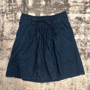 Target Dark Blue Denim-Like Skirt
